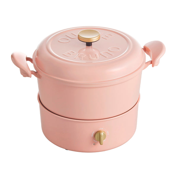 BRUNO 電陶爐炆燒鍋（220V / 英規三腳）- 粉紅色